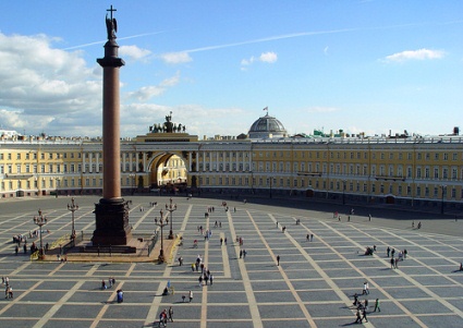 Saint Petersburg Hermitage (Winter Palace) and Palace Square